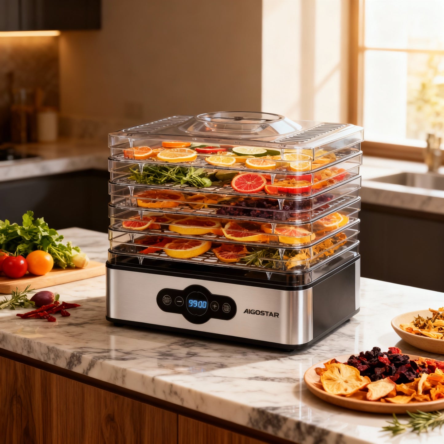 Déshydrateur alimentaire 5 plateaux – CompactDry 500 | DA-5-CD500