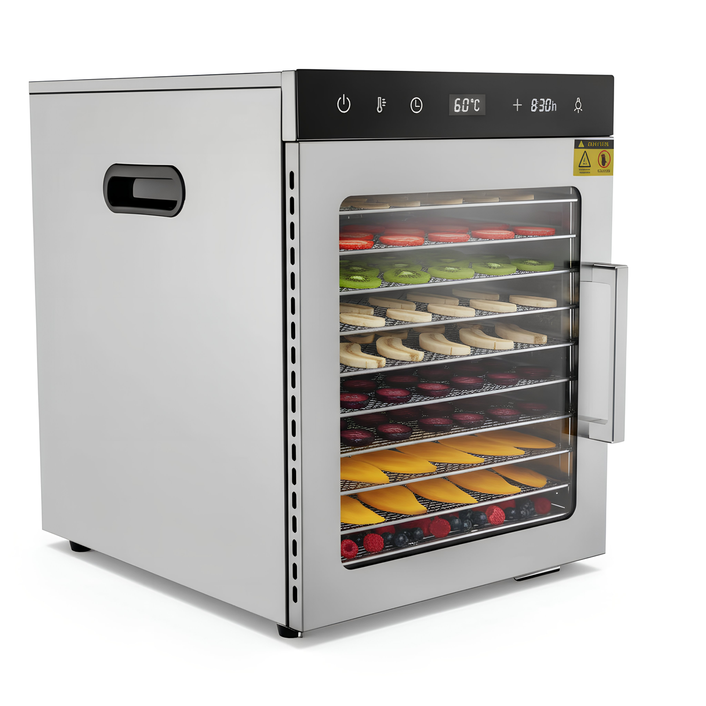 Déshydrateur alimentaire 10 plateaux – SteelDry Pro 1000 | DA-10-SDP1000