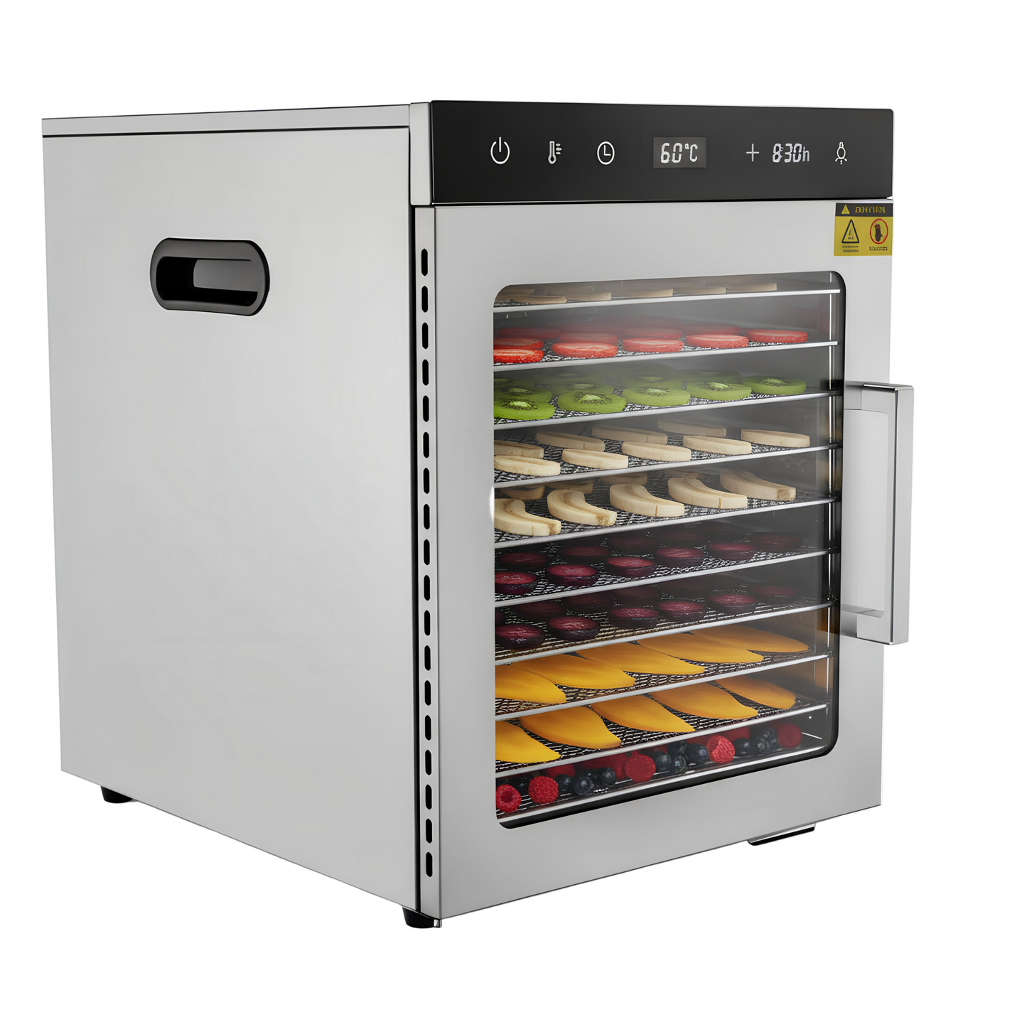 Déshydrateur alimentaire 10 plateaux – SteelDry Pro 1000 | DA-10-SDP1000